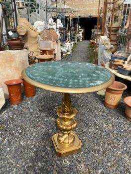 Stolek zlacený-malovaný Stolek zlacený-malovaný